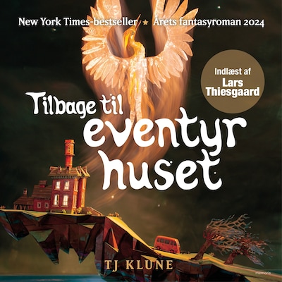 Tilbage til eventyrhuset – omslag til lydbogen af TJ Klune