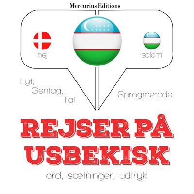 Rejser på Usbekisk – omslag til lydbogen af JM Gardner
