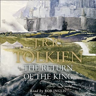 The Return of the King – omslag van het luisterboek van J. R. R. Tolkien