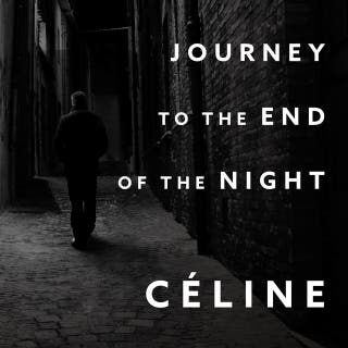Journey to the End of the Night – omslag van het luisterboek van Louis-Ferdinand Celine