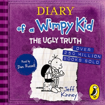 Diary of a Wimpy Kid: The Ugly Truth (Book 5) – omslag til lydbogen af Jeff Kinney