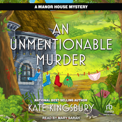 An Unmentionable Murder – omslag til lydbogen af Kate Kingsbury