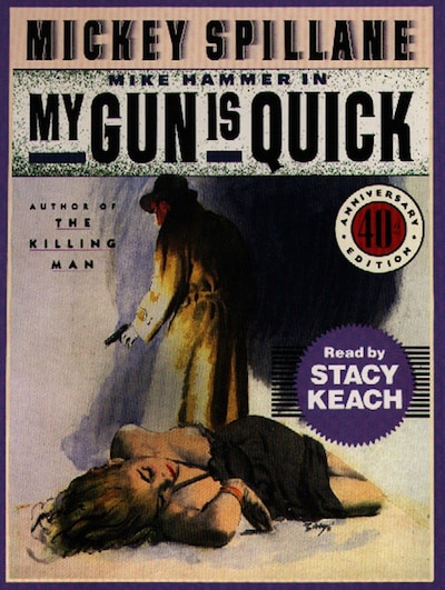 My Gun is Quick – omslag til lydbogen af Mickey Spillane