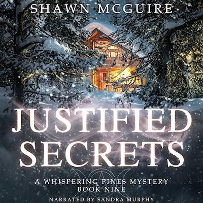 Justified Secrets – omslag til lydbogen af Shawn McGuire