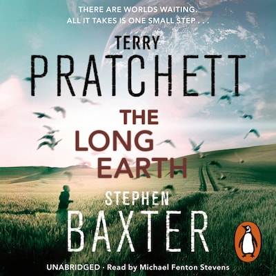 The Long Earth – omslag til lydbogen af Terry Pratchett, Stephen Baxter