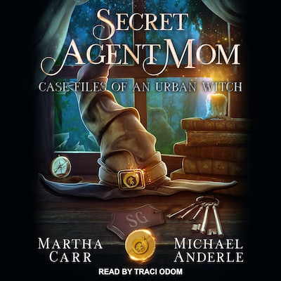 Secret Agent Mom – omslag til lydbogen af Martha Carr, Michael Anderle