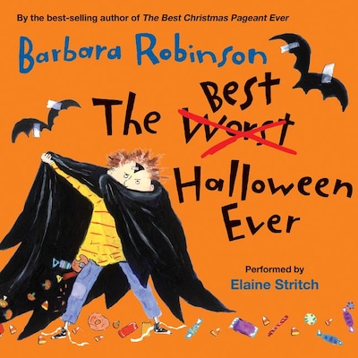 The Best Halloween Ever – omslag van het luisterboek van Barbara Robinson
