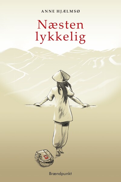 Næsten lykkelig – omslag til lydbogen af Anne Hjaelmsø