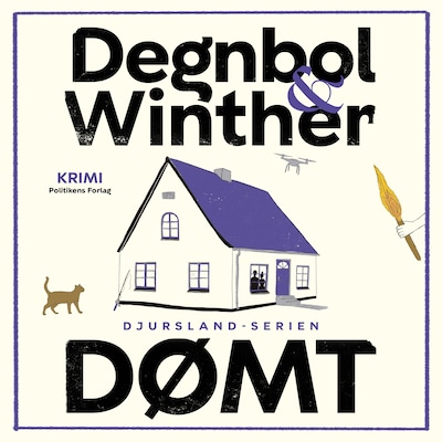 Dømt – omslag til lydbogen af Degnbol & Winther