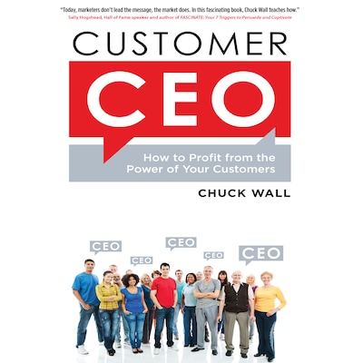 Customer CEO – omslag til lydbogen af Chuck Wall