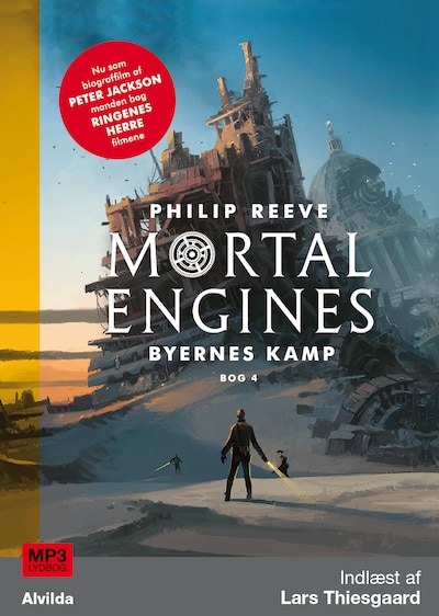 Mortal Engines 4: Byernes kamp – omslag til lydbogen af Philip Reeve