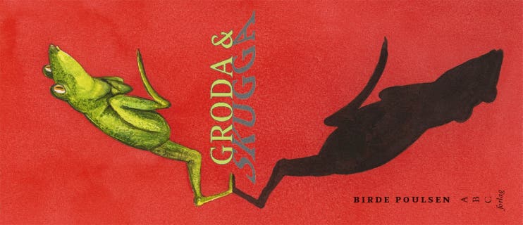 Groda och Skugga – omslag till ljudboken av Birde Poulsen