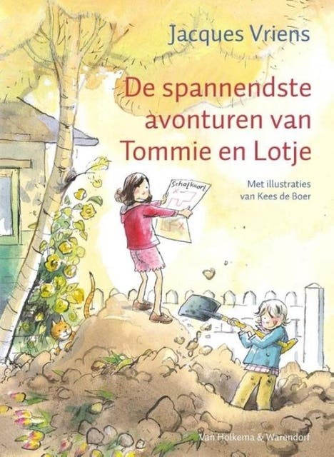 Spannendste avonturen van Tommie en Lotje – omslag van het luisterboek van Jacques Vriens