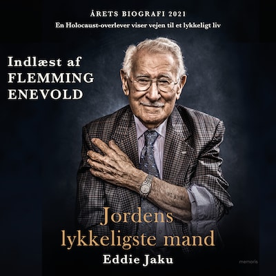 Jordens lykkeligste mand – omslag til lydbogen af Eddie Jaku