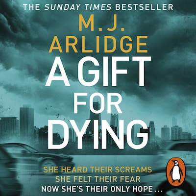 A Gift for Dying – omslag til lydbogen af M.J. Arlidge