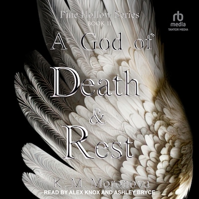 A God of Death and Rest – omslag til lydbogen af K. M. Moronova