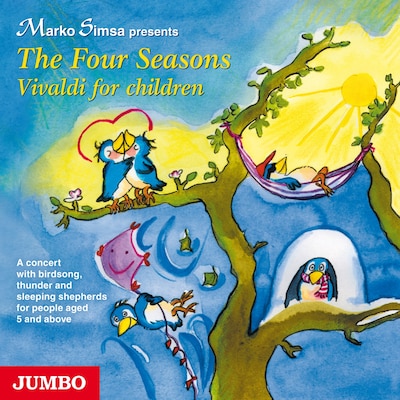 The Four Seasons. Vivaldi for Children – omslag til lydbogen af Marko Simsa