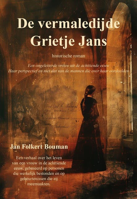 De vermaledijde Grietje Jans – omslag van het luisterboek van Jan Folkert Bouman