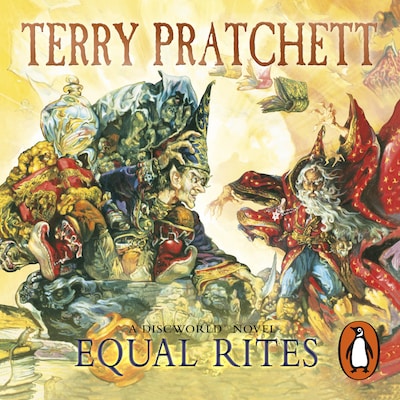 Equal Rites – omslag til lydbogen af Terry Pratchett