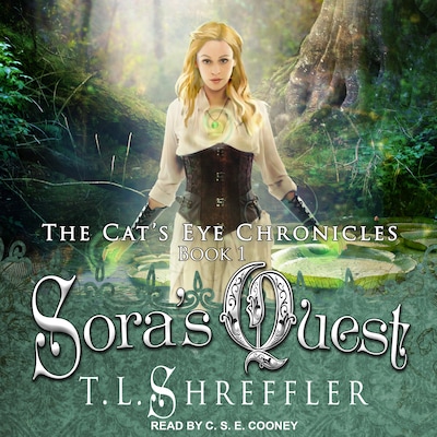 Sora's Quest – omslag til lydbogen af T. L. Shreffler