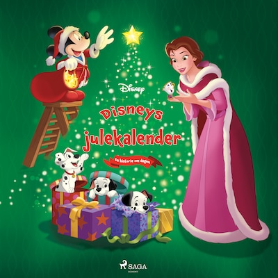 Disneys julekalender - 25 vidunderlige julehistorier – omslag til lydbogen af Disney