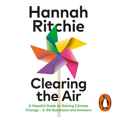 Clearing the Air – omslag til lydbogen af Hannah Ritchie