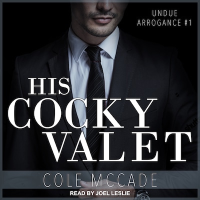 His Cocky Valet – omslag til lydbogen af Cole McCade