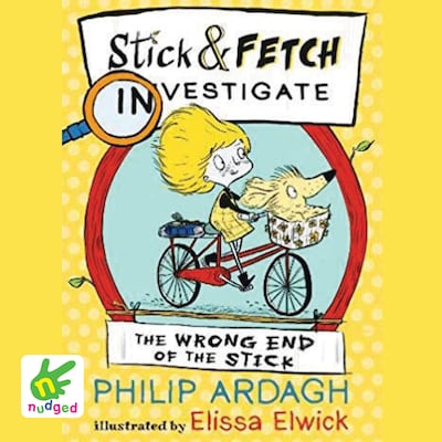 The Wrong End of the Stick – omslag til lydbogen af Philip Ardagh