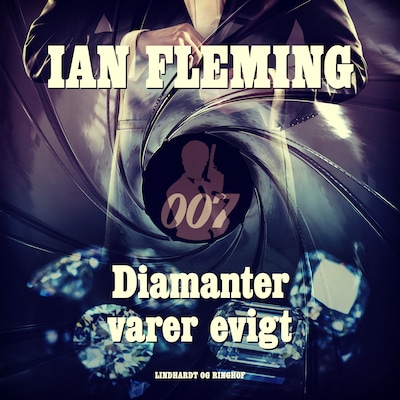 Diamanter varer evigt – omslag til lydbogen af Ian Fleming