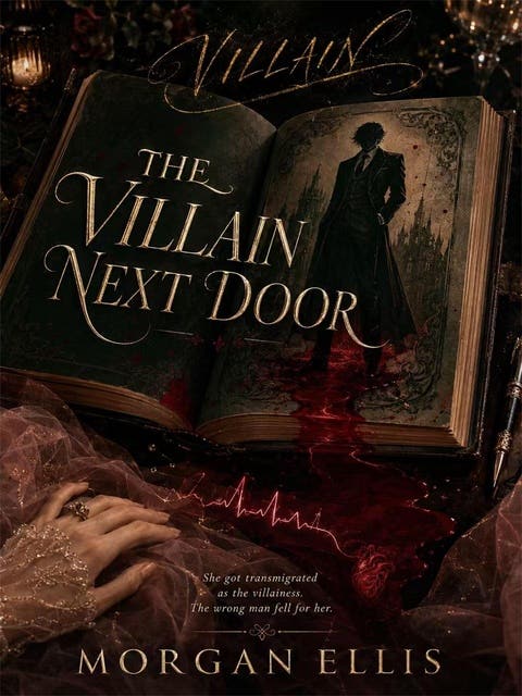 The Villain Next Door – omslag til lydbogen af Morgan Ellis