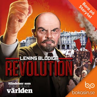 Lenins blodiga revolution – omslag till ljudboken av Bokasin