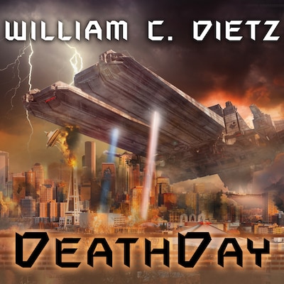 DeathDay – omslag til lydbogen af William C. Dietz