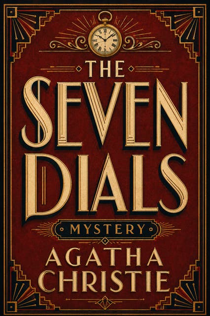 The Seven Dials Mystery – okładka audiobooka, autor Agatha Christie