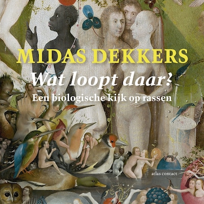 Wat loopt daar? – omslag van het luisterboek van Midas Dekkers