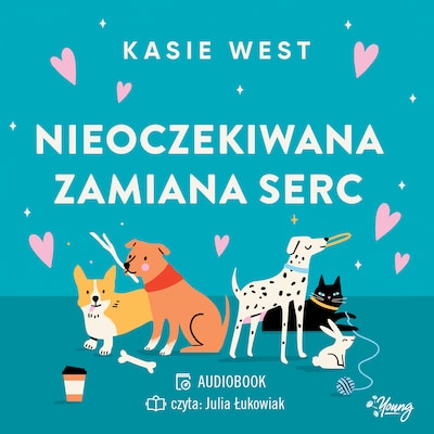 Nieoczekiwana zamiana serc – okładka audiobooka, autor Kasie West
