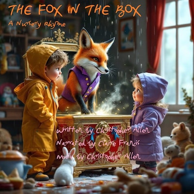 The Fox in the Box – omslag til lydbogen af AI Voice Christopher Allen