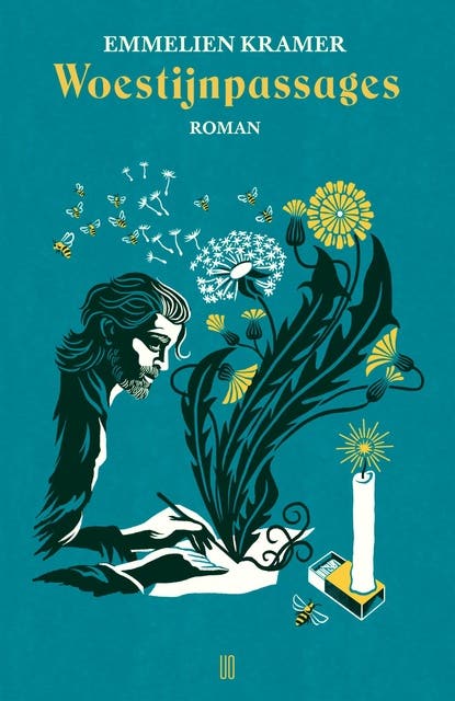 Woestijnpassages – omslag van het luisterboek van Emmelien Kramer