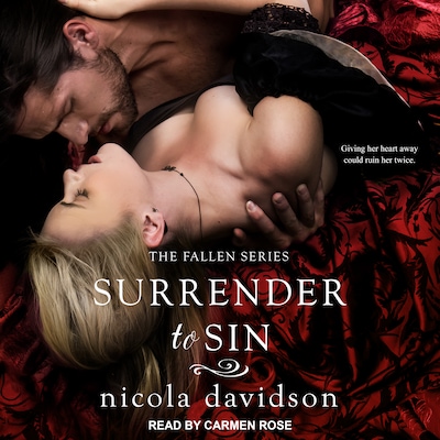 Surrender to Sin – omslag til lydbogen af Nicola Davidson