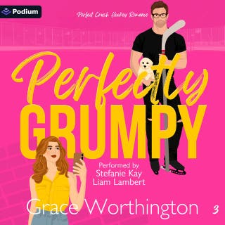 Perfectly Grumpy: Perfect Crush Hockey Romance, Book 3 – omslag till ljudboken av Grace Worthington