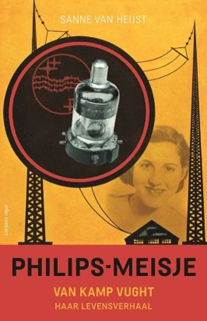 Philips-meisje van kamp Vught: haar levensverhaal – omslag van het luisterboek van Sanne van Heijst