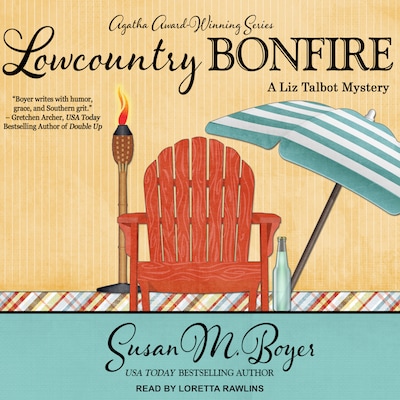 Lowcountry Bonfire – omslag til lydbogen af Susan M. Boyer