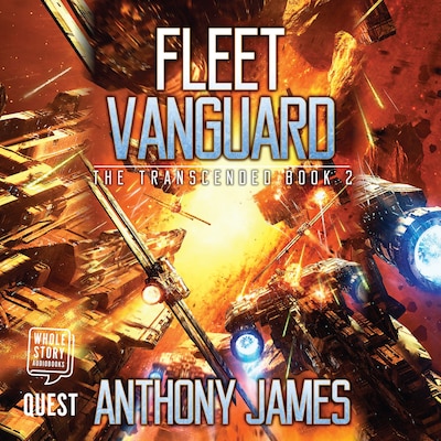 Fleet Vanguard – omslag til lydbogen af Anthony James