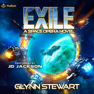 Exile – omslag til lydbogen af Glynn Stewart