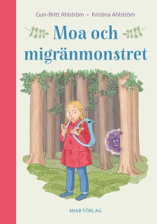 Moa och migränmonstret – omslag till ljudboken av Gun-Britt Ahlström,Kristina Ahlström