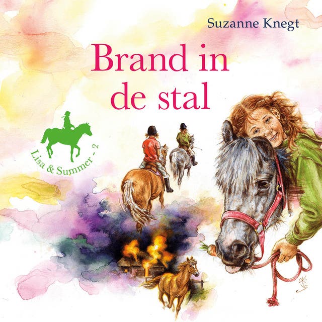 Brand in de stal – omslag van het luisterboek van Suzanne Knegt