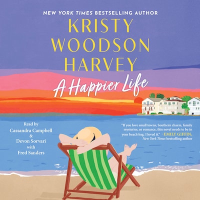 A Happier Life – omslag til lydbogen af Kristy Woodson Harvey