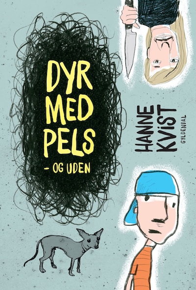 Dyr med pels - og uden – omslag til lydbogen af Hanne Kvist