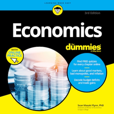 Economics for Dummies – omslag til lydbogen af Sean Masaki Flynn, PhD