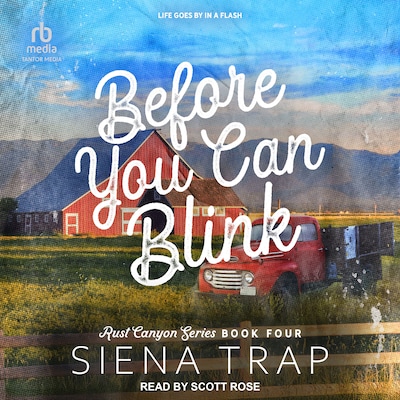 Before You Can Blink – omslag til lydbogen af Siena Trap