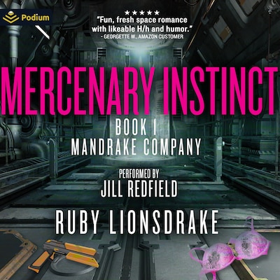 Mercenary Instinct – omslag til lydbogen af Ruby Lionsdrake